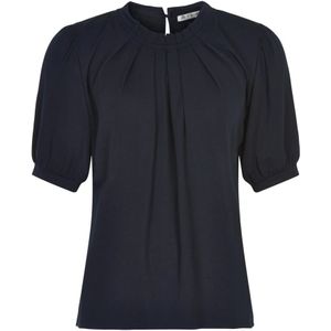 IN Front, Blouses & Shirts, Dames, Blauw, L, Polyester, Blouses 14852