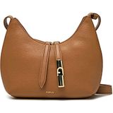 FURLA - GOCCIA S - Clutch - Woestijn Beige - Leer