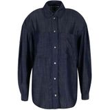 Armani Exchange, Blouses & Shirts, Dames, Blauw, M, Denim, Shirts