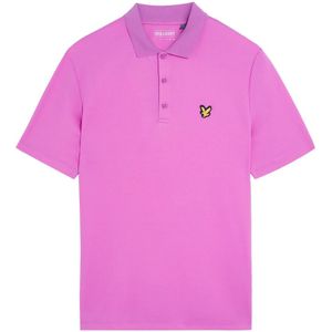 Lyle & Scott, Tops, Heren, Roze, M, SS Polo Shirts Golf Tech Polo Shirt