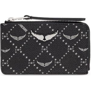 Zadig & Voltaire, Accessoires, Dames, Zwart, ONE Size, Leer, Wallets & Cardholders