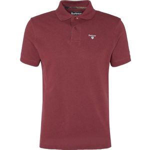 Barbour, Tops, Heren, Rood, XL, Katoen, Katoenen Polo Shirt