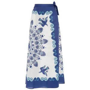 La DoubleJ, Rokken, Dames, Veelkleurig, XS, Katoen, Olympus Wrap Rok