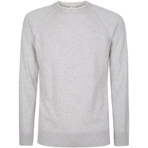 Eleventy, Truien, Heren, Beige, M, Kasjmier, Kasjmier Ronde Hals Trui