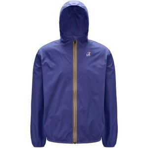 K-Way, Jassen, Heren, Blauw, XL, Synthetische jassen en blazers
