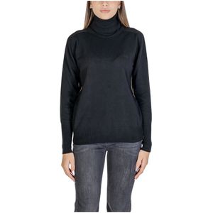 Alviero Martini 1a Classe, Truien, Dames, Zwart, M, Wol, Dames Gebreide Collectie voor Herfst/Winter