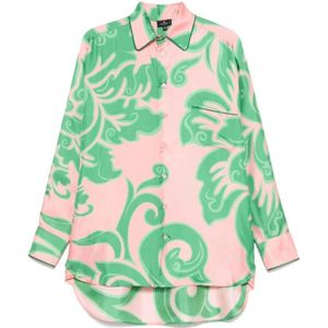 Etro, Blouses & Shirts, Dames, Veelkleurig, L, Bloemenhemd