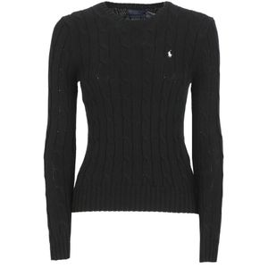 Ralph Lauren, Truien, Dames, Zwart, S, Katoen, Katoenen Trui