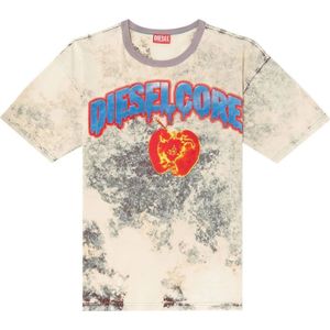 Diesel, Tops, Heren, Beige, XS, Stijlvolle Overhemdencollectie