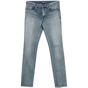 Saint Laurent, Jeans, Heren, Blauw, W30, Skinny Jeans voor een stijlvolle look
