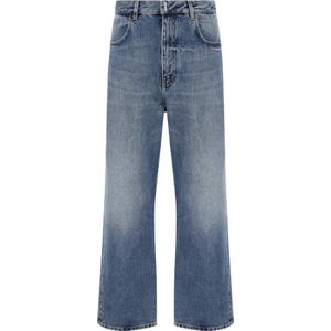 Givenchy, Jeans, Heren, Blauw, W29, Katoen, Regular-Fit Jeans