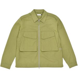 Pop Trading Company, Jassen, Heren, Groen, S, Boxer Shirt