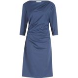 Betty & Co, Kleedjes, Dames, Zwart, XL, Elegante Jersey Jurk met 3/4 Mouwen