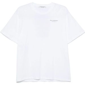 Philosophy di Lorenzo Serafini, Tops, Dames, Wit, M, Katoen, Jersey T-Shirt