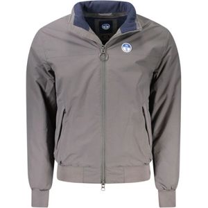 North Sails, Jassen, Heren, Grijs, S, Grijze Polyamide Jas