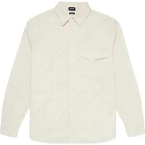 Denham, Overhemden, Heren, Beige, S, Klassieke Worker Reg Overhemd