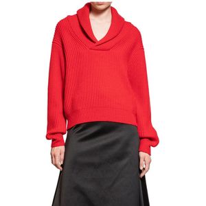 The Garment, Truien, Dames, Rood, S, Wol, Rode Cashmere Crew Sweater