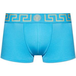 Versace, Ondergoed, Heren, Blauw, L, Katoen, Katoenen boxershorts