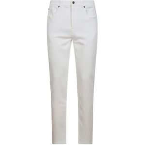 7 For All Mankind, Jeans, Heren, Wit, W33, Denim, Witte Luxe Performance Denim Jeans