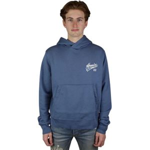 Amiri, Sweatshirts & Hoodies, Heren, Blauw, XL, Katoen, Bluefin Hoodie - Luxe Eigentijds Ontwerp
