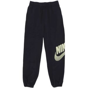Nike, Broeken, Dames, Zwart, M, Katoen, Zweethouwers