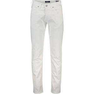 Gardeur, Broeken, Heren, Wit, W35 L34, Denim, Witte Denim Jeans