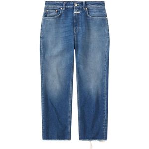 Closed, Jeans, Dames, Blauw, W27, Denim, Mid Blue Denim Jeans