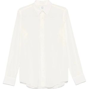 Mazzarelli, Overhemden, Heren, Wit, 2Xl, Witte Klassieke Knoopshirt