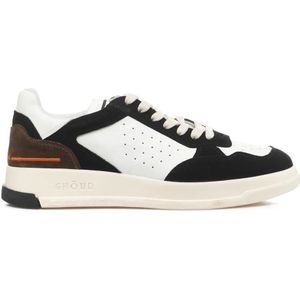 Ghoud, Schoenen, Heren, Wit, 40 EU, Leer, Sneakers met contrasterende hak