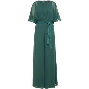 vera mont, Jumpsuits & Playsuits, Dames, Groen, L, Chiffon, Elegante Chiffon Jumpsuit met Riem