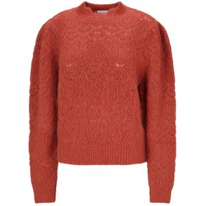 Isabel Marant Étoile, Truien, Dames, Oranje, L, Galini Trui - Dames Hoge Hals