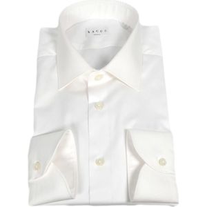 Xacus, Overhemden, Heren, Wit, XL, Katoen, Klassieke Franse Kraag Overhemd Wit