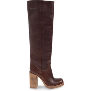 Dsquared2, Schoenen, Dames, Bruin, 36 EU, Leer, Leren Laarzen