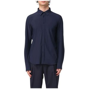 Manuel Ritz, Overhemden, Heren, Blauw, L, Multicolor Overhemd met Kraag voor Mannen