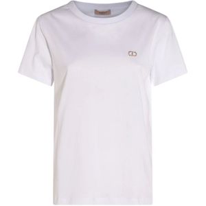 Twinset, Tops, Dames, Wit, S, Witte T-shirts en Polos
