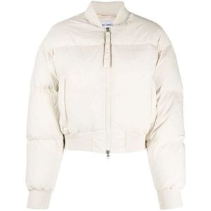 Axel Arigato, Jassen, Dames, Beige, XL, Polyester, Zoe Down Bomberjack