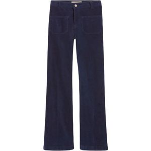 Vanessa Bruno, Broeken, Dames, Blauw, 2Xs, Katoen, Wide Broeken