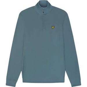 Lyle & Scott, Sweatshirts & Hoodies, Heren, Blauw, S, Polyester, Tech 1/4 Zip Midlayer