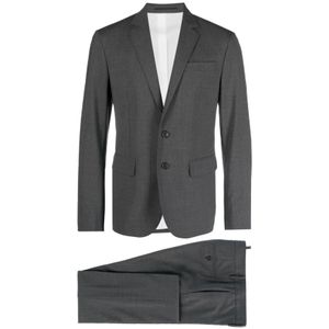 Dsquared2, Pakken, Heren, Grijs, L, Single Breasted Suit
