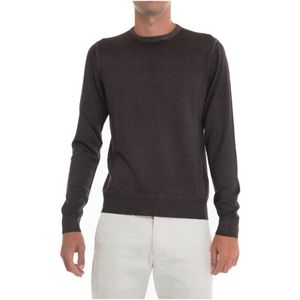 Gran Sasso, Truien, Heren, Bruin, 2Xl, Wol, Round-neck pullover