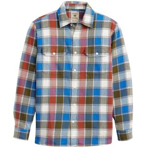 Levi's, Overhemden, Heren, Veelkleurig, XL, Katoen, Jackson Worker Shirt