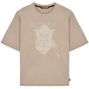 Iuter, Tops, Heren, Beige, L, Katoen, Katoen Mind Tee Shirt