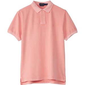Polo Ralph Lauren, Tops, Heren, Roze, 2Xl, Katoen, Cotton Polo Shirt