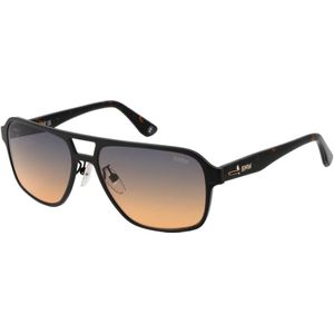 Bmw, Accessoires, Heren, Zwart, ONE Size, Zwarte Aviator Zonnebril voor Mannen