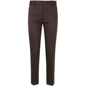 Joseph, Broeken, Dames, Bruin, S, Gabardine Stretch Court Broek