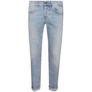 Dondup, Jeans, Heren, Blauw, W35, Denim, George Skinny Fit Jeans
