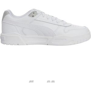 Puma, Schoenen, Heren, Wit, 46 EU, Klassieke Leren Sneaker met Gouden Logo