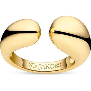 Sif Jakobs Jewellery, Accessoires, Dames, Geel, 58 MM, Eenvoudige Druppelring