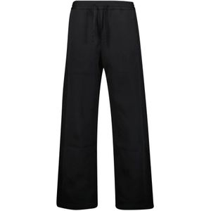 Dior, Broeken, Heren, Zwart, L, Katoen, Oblique Joggingbroek