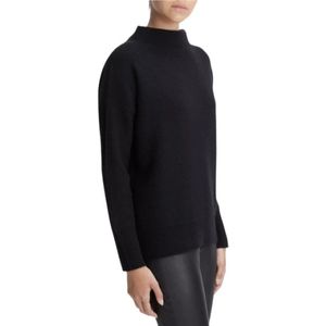 Vince, Truien, Dames, Zwart, XS, Kasjmier, Kasjmier Funnel Hals Trui